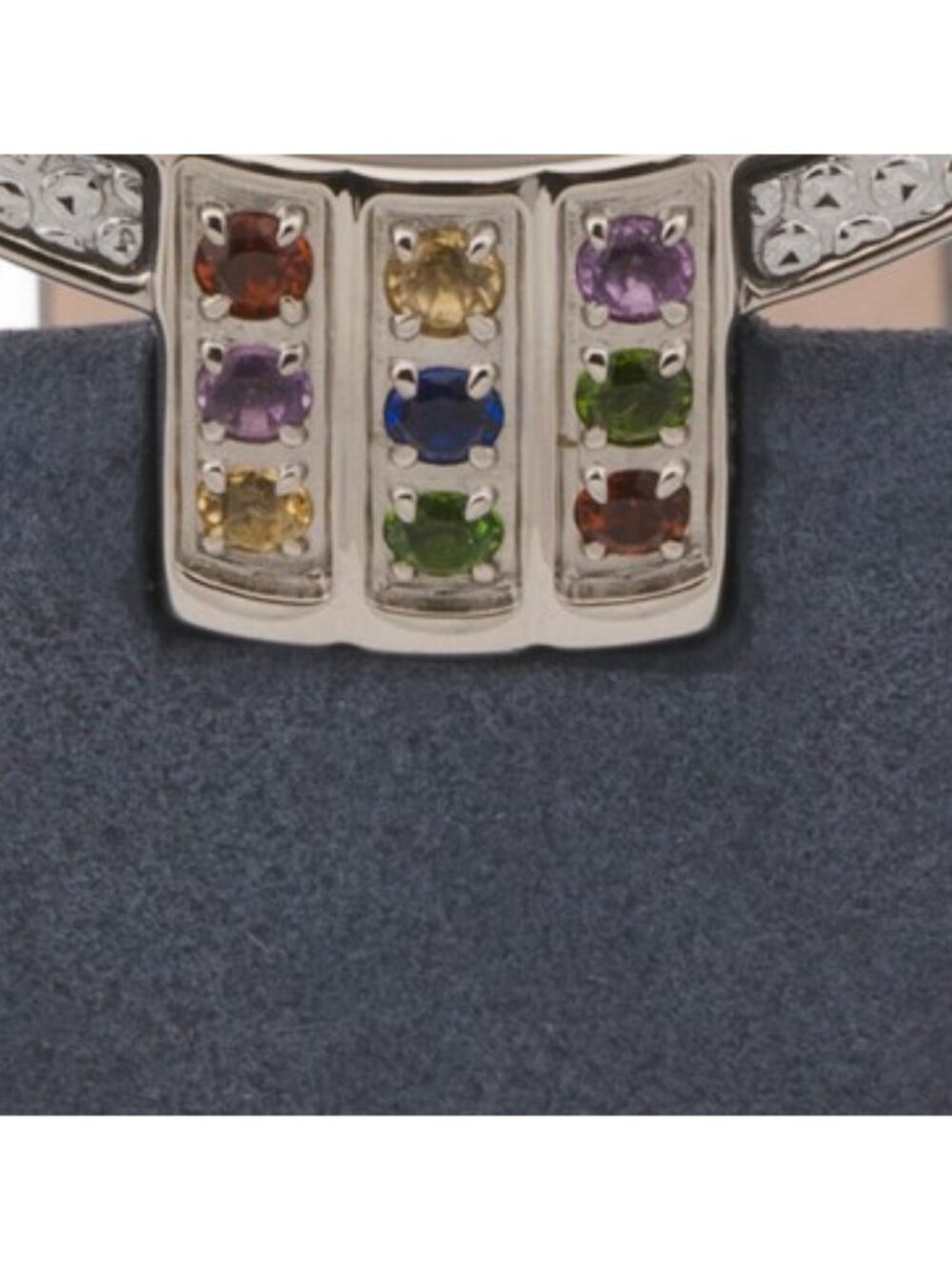 GV2 BY GEVRIL Women's Swiss Made Matera Suede Strap Diamond Bezel Watch - Picture 6 of 7